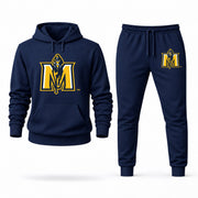 Men's Murray State Hoodie Joggers Set - Navy digital placement mockup