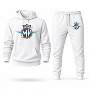 Men's MV Agusta Hoodie Joggers Set - White digital placement mockup