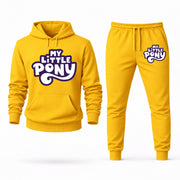 Men's My Little Pony Hoodie Joggers Set - Yellow digital placement mockup