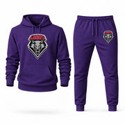 Men's New Mexico Hoodie Joggers Set - Purple digital placement mockup
