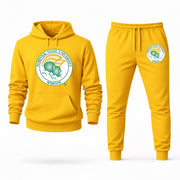 Men's Norfolk State Hoodie Joggers Set - Yellow digital placement mockup