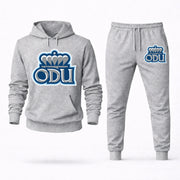 Men's Old Dominion Hoodie Joggers Set - Grey digital placement mockup