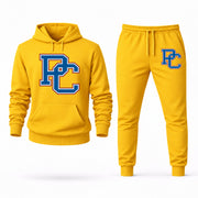 Men's Presbyterian Hoodie Joggers Set - Yellow digital placement mockup