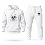 Men's Ramones Hoodie Joggers Set - White digital placement mockup