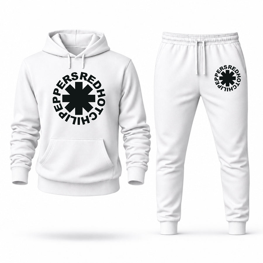 Men's Red Hot Chili Peppers Hoodie Joggers Set
