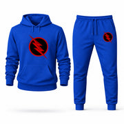 Men's Reverse-Flash Hoodie Joggers Set - Blue digital placement mockup