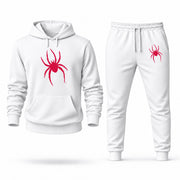 Men's Richmond Hoodie Joggers Set - White digital placement mockup