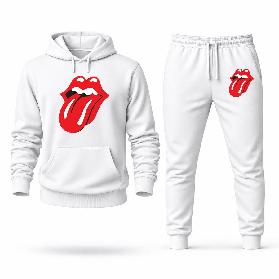 Men's Rolling Stones Hoodie Joggers Set