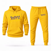 Men's Rugrats Hoodie Joggers Set - Yellow digital placement mockup