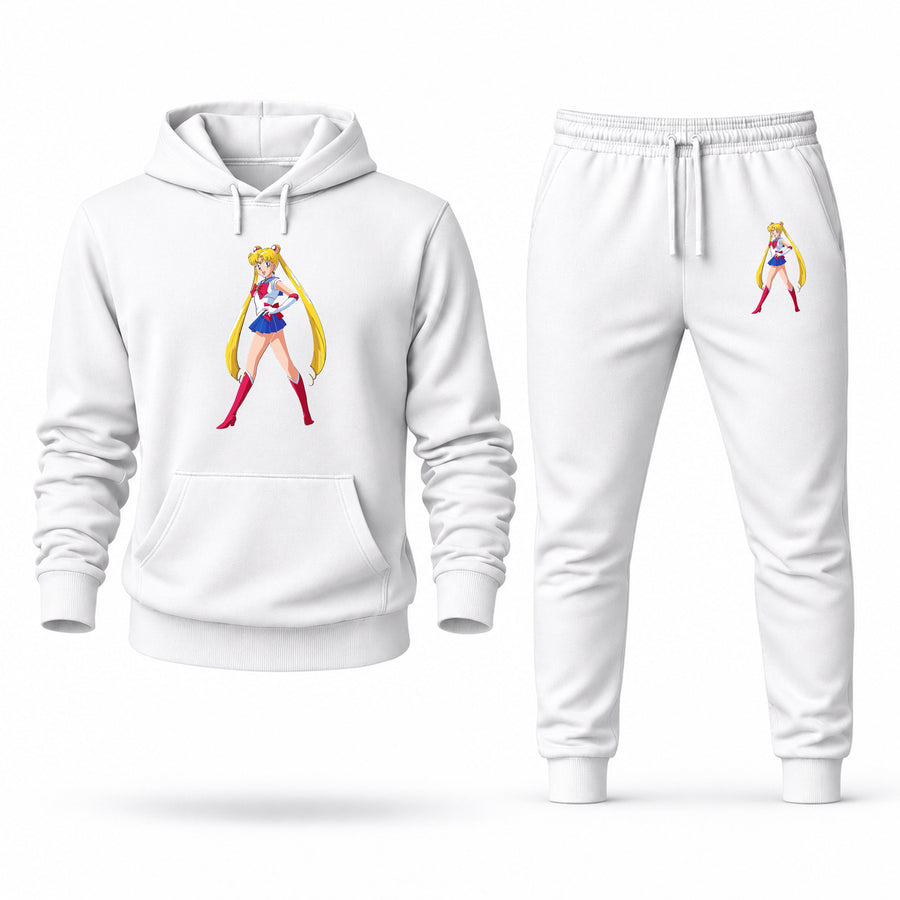 Men's Sailor Moon Hoodie Joggers Set