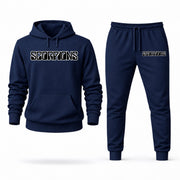 Men's Scorpions Hoodie Joggers Set - Navy digital placement mockup