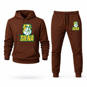 Men's Siena Hoodie Joggers Set - Brown digital placement mockup