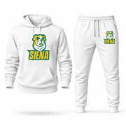 Men's Siena Hoodie Joggers Set - White digital placement mockup