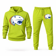 Men's South Alabama Hoodie Joggers Set - Lime Green digital placement mockup