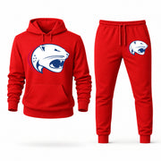 Men's South Alabama Hoodie Joggers Set - Red digital placement mockup