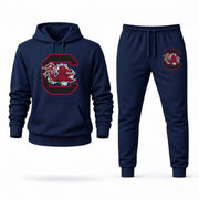 Men's South Carolina Hoodie Joggers Set - Navy digital placement mockup