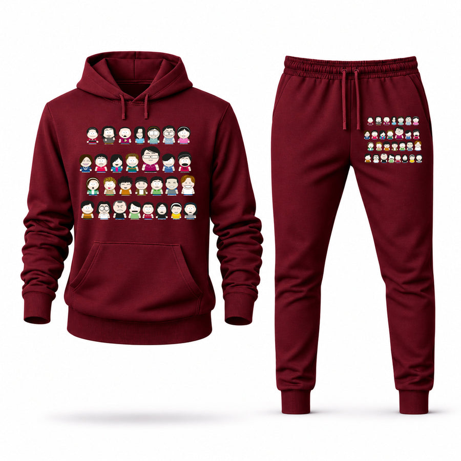 Men's South Park Hoodie Joggers Set