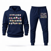 Men's South Park Hoodie Joggers Set - Navy digital placement mockup