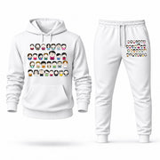 Men's South Park Hoodie Joggers Set - White digital placement mockup