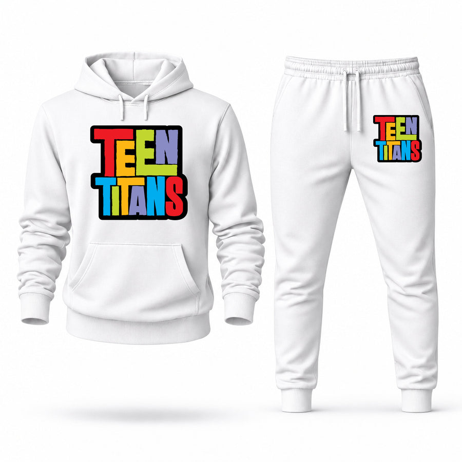Men's Teen Titans Hoodie Joggers Set