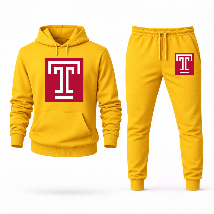 Men's Temple Hoodie Joggers Set