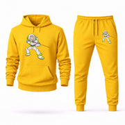 Men's Toy Story Hoodie Joggers Set - Yellow digital placement mockup