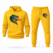 Men's UAB Hoodie Joggers Set - Yellow digital placement mockup