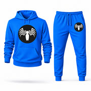 Men's Venom Hoodie Joggers Set - Azure digital placement mockup