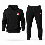 Men's WALL-E Hoodie Joggers Set - Black digital placement mockup