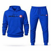 Men's WALL-E Hoodie Joggers Set - Blue digital placement mockup