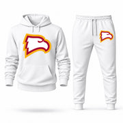 Men's Winthrop Hoodie Joggers Set - White digital placement mockup