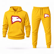 Men's Winthrop Hoodie Joggers Set - Yellow digital placement mockup