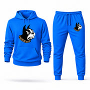 Men's Wofford Hoodie Joggers Set - Azure digital placement mockup