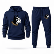 Men's Wofford Hoodie Joggers Set - Navy digital placement mockup