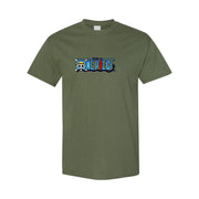 Men's One Piece Cotton T-Shirt - Army Green