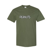 Men's Peanuts Cotton T-Shirt - Army Green