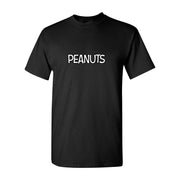 Men's Peanuts Cotton T-Shirt - Black