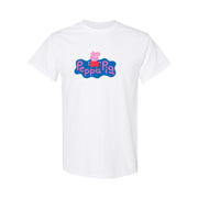 Men's Peppa Pig Cotton T-Shirt - White