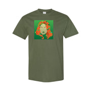 Men's Poison Ivy Cotton T-Shirt - Army Green