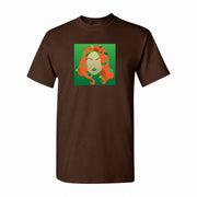 Men's Poison Ivy Cotton T-Shirt - Dark Brown