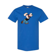 Men's Popeye Cotton T-Shirt - Blue