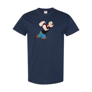 Men's Popeye Cotton T-Shirt - Navy