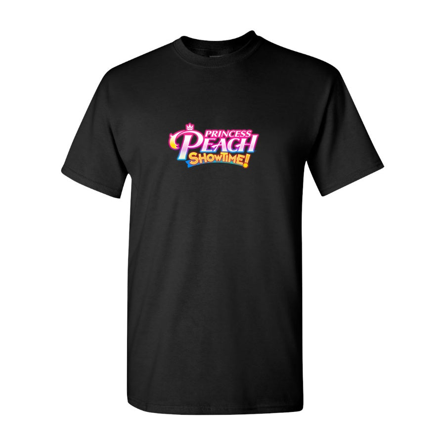 Men's Princess Peach Cotton T-Shirt - Black
