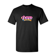 Men's Princess Peach Cotton T-Shirt - Black