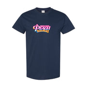 Men's Princess Peach Cotton T-Shirt - Navy