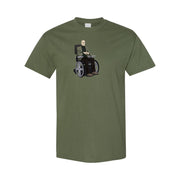 Men's Professor X Cotton T-Shirt - Army Green