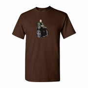 Men's Professor X Cotton T-Shirt - Dark Brown