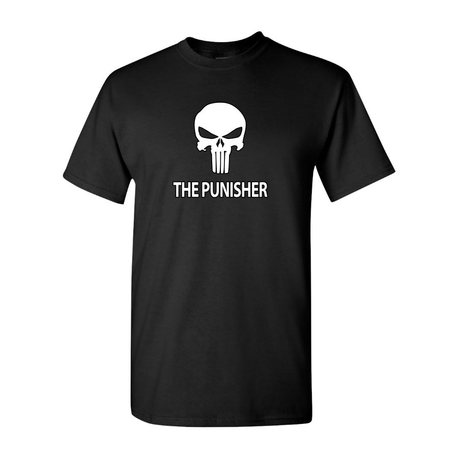 Men's Punisher Cotton T-Shirt - Black