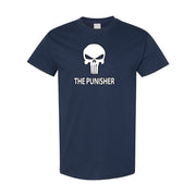 Men's Punisher Cotton T-Shirt - Navy