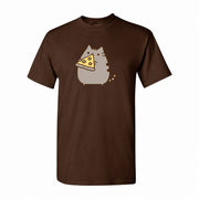 Men's Pusheen Cotton T-Shirt - Dark Brown